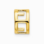 14K Yellow Gold 5mm Round Bezel Pendant Mounting - Product Photo