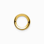 14K Yellow Gold 5mm Round Bezel Pendant Mounting - Product Photo