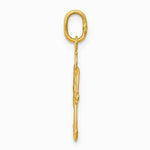 14K Yellow Gold Angel Charm - Product Photo