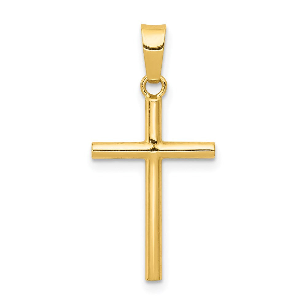 14k Polished Cross Pendant - Product Photo