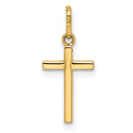 14k Polished Cross Pendant - Product Photo