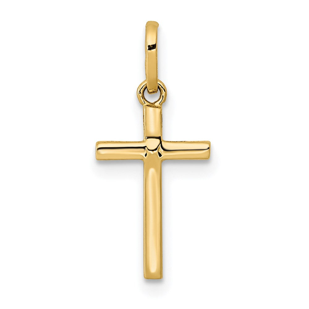 14k Polished Cross Pendant - Product Photo