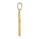 14k Polished Latin Cross Pendant - Product Photo