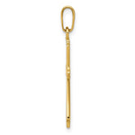 14k Polished Cross Pendant - Product Photo