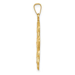 14K Yellow Gold Polished Jerusalem Cross Pendant - Product Photo