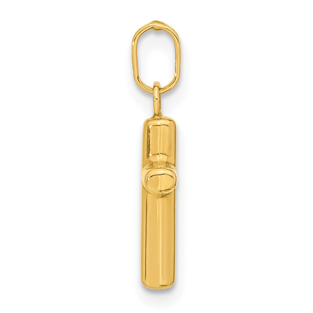 14k Hollow Cross Pendant - Product Photo