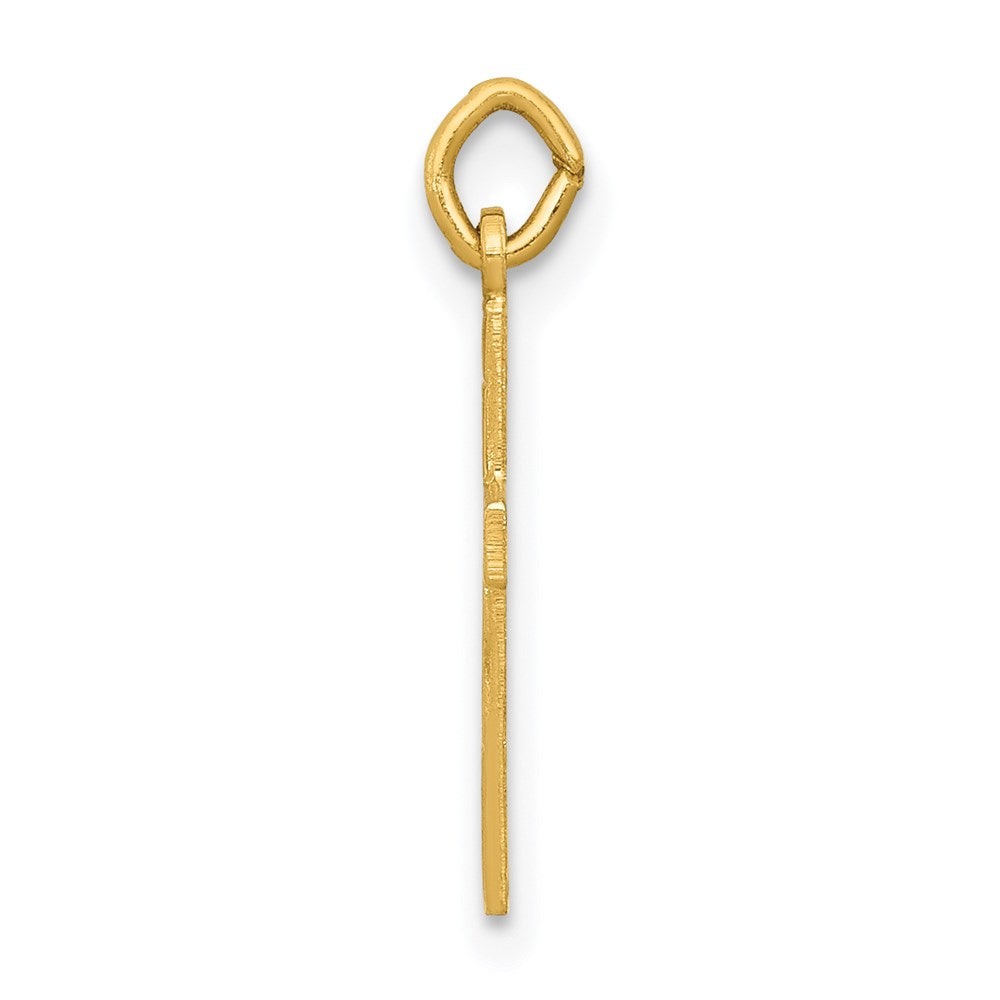 14k Small Cross Charm - Product Photo