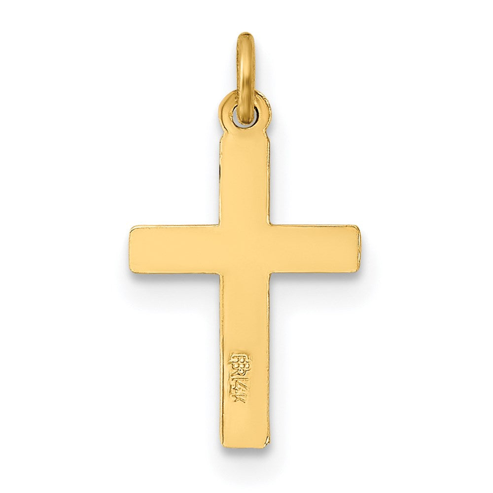 14k Small Cross Charm - Product Photo