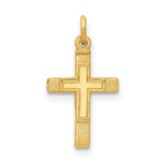 14k Small Cross Charm - Product Photo