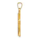 14k Hollow Cross Pendant - Product Photo