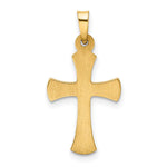 14k Hollow Cross Pendant - Product Photo