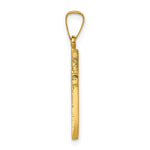 14k Small Hollow Cross Charm - Product Photo