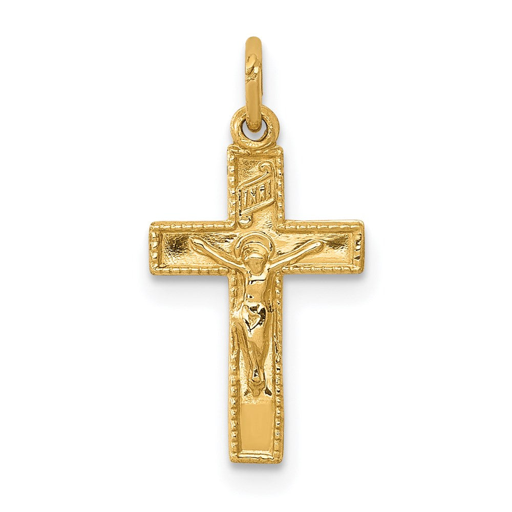14k INRI Crucifix Charm - Product Photo