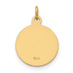 14k Guardian Angel Medal Charm - Product Photo