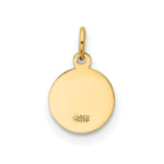 14k Saint Christopher Medal Charm - Product Photo