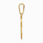 10K / 14K Yellow Gold Star of David Pendant - Product Photo