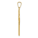14K Yellow Gold Celtic Cross Charm - Product Photo