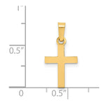 14k Cross Pendant - Product Photo