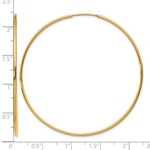 14K Yellow Gold 1.25mm Endless Hoop Earring - Product Photo