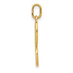 10K / 14K Yellow Gold Letter b Initial Charm - Product Photo