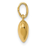 14K Polished 3-D Puffed Heart Charm - Product Photo