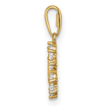 14K Our Lady of Guadalupe CZ Pendant - Product Photo