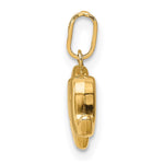 14k Polished Elephant Charm - Product Photo