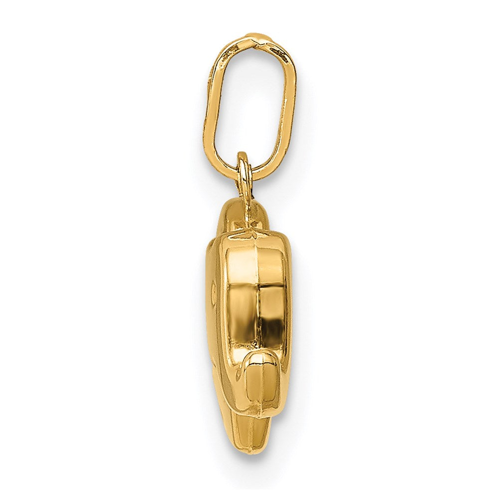 14k Polished Elephant Charm - Product Photo