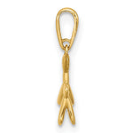 14K Polished 3D Balloon Puppy Pendant Charm - Product Photo