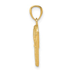 14k Basketball in the Net Pendant - Product Photo