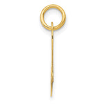 10K / 14K Yellow Gold Medium Fancy Script Initial A Charm - Product Photo