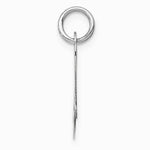 10K / 14K White Gold Medium Fancy Script Initial A Charm - Product Photo