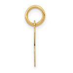 10K / 14K Yellow Gold Small Script Initial B Charm - Product Photo
