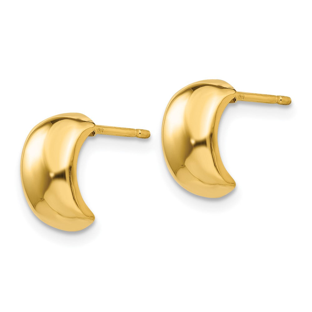 14k Polished Fancy Post Earrings - Product Photo