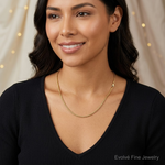 14k 1.75mm D/C Rope with Lobster Clasp Chain - Model Shot