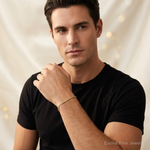 14k 2mm D/C Rope with Lobster Clasp Chain - Model Shot