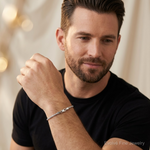14k White Gold 2mm D/C Rope with Lobster Clasp Chain - Model Shot
