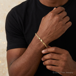 14K 3.75mm D/C Rope with Lobster Clasp Chain - Model Shot
