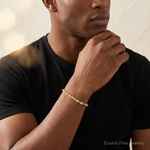 14k 5.5mm D/C Rope with Fancy Lobster Clasp Chain - Model Shot