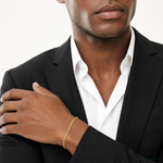 10k 3mm Semi-Solid Rope Chain - Model Shot