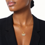 10K w/Rhodium Butterfly Charm - Model Shot