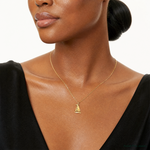 10k Sailboat Charm - Model Shot
