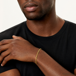 10k 3mm Semi-solid D/C Rope Chain - Model Shot
