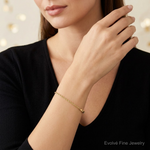 10k 2.25mm Extra-Light D/C Rope Chain - Model Shot