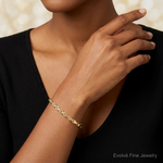 10k 4mm Diamond-cut Rope Chain - Model Shot