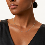 10k WG 1.1mm Box Chain - Model Shot
