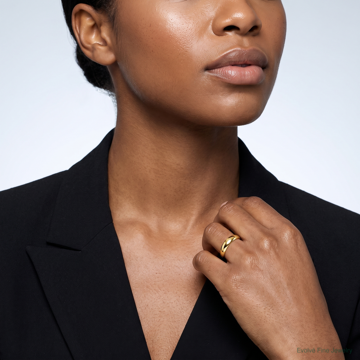 10KY 4mm LTW Half Round Band Size 4 - Model Shot