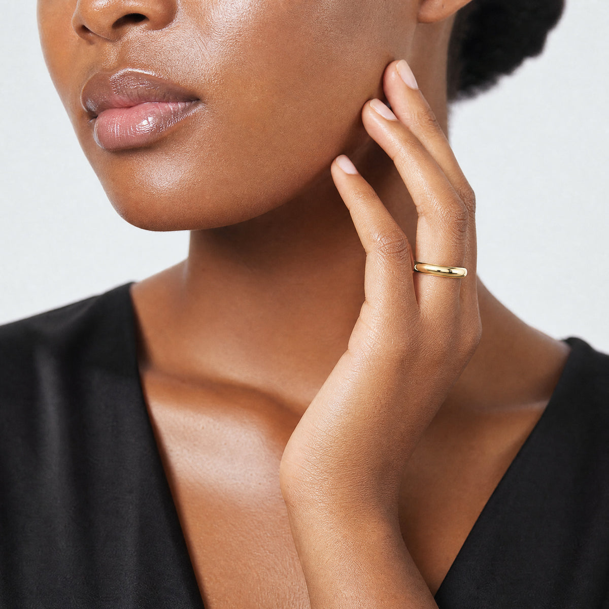 10KY 5mm LTW Half Round Band Size 4 - Model Shot