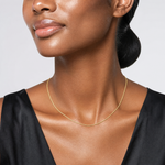 Leslie's 10k 1.5mm Ultra D/C Lightweight Rope Chain - Model Shot