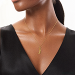14K  3D High heel shoe Charm - Model Shot